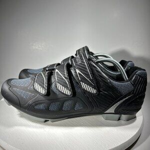 Gavin Mountain Indoor Cycling Shoes Cleats Mens Size 11 EU 45 Black Bike 2 Bolt